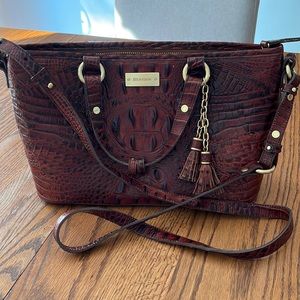 Brahmin leather crossbody purse
